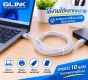 Cable Extension USB 2.0 M/F (10M) GLINK 03 สายใส