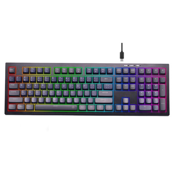 KEYBOARD EGA TYPE K11 PURPLE/GRAY 