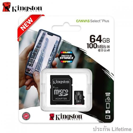 64GB MicroSDCard KINGSTON Canvas Select SDCS2  