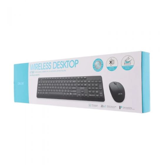 COMBO SET WIRELESS OKER KB-788 BLACK    