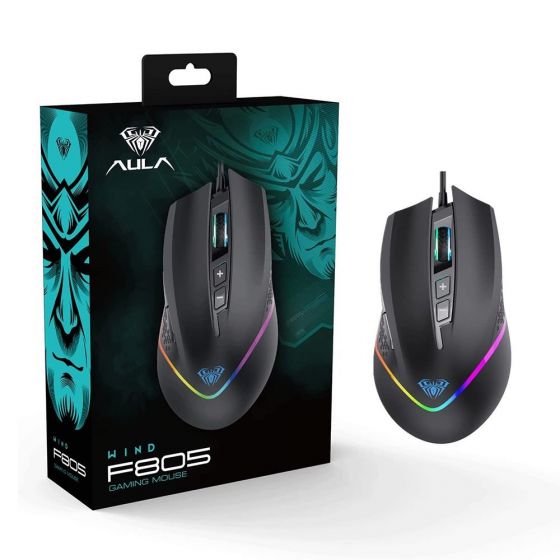 MOUSE AULA F805 BLACK   