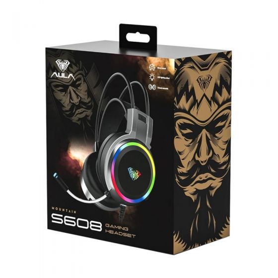 HEADSET AULA S608 BLACK