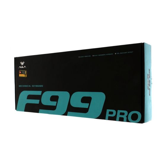 KB-WL AULA F99PRO LIGHTBLUE/WHITE/DARKPURPLE (SKYBLUE SW/BT)