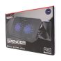 Cooler Pad (2 Fan) SIGNO CP-511 Spencer Black  