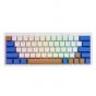 K/B EGA CIY CMK6 WHITE/BLUE/BROWN (RED SW)