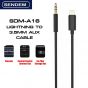 Cable SENDEM A16 Lightning to 3.5mm Aux