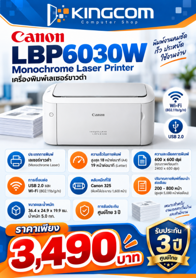 Laser CANON LBP6030W