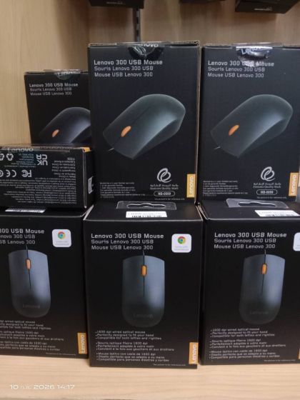 MOUSE LENOVO 300 BLACK