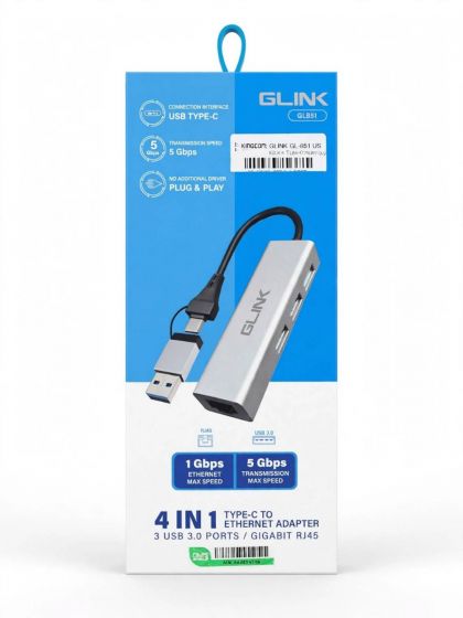 GLINK GL051USB3.0TypeCHubGigabit    