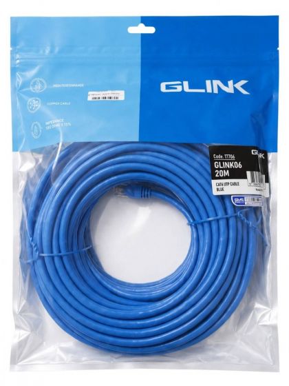 Glink06-20M-Blue UTP PATCH CORD CAT6 20M BLUE    