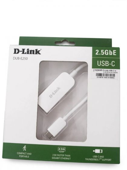 DLink USB-C to 2.5G Ethernet AdapterDUB E250  