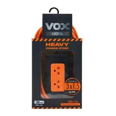 ปลั๊กบล็อกยางVOX F5ST3-TOOL-2103-15M ปลั๊กไฟสนาม