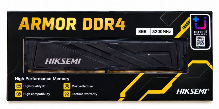 RAM DDR4(3200) 8GB HIKSEMI ARMOR BLACK
