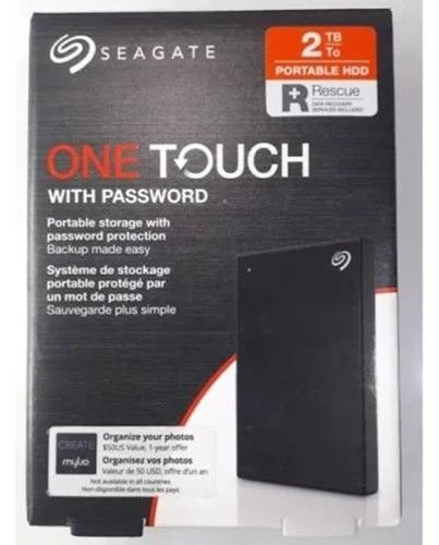 2 TB EXT HDD 2.5'' SEAGATE ONE TOUCH WITH PASSWORD BLACK (STKY2000400)