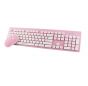 Keyboard Wireless ComboMicroPackKM-232W<Pink>