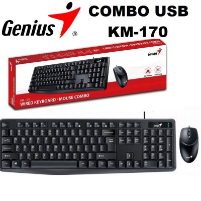 KEYBOARD&MOUSE GENIUS Combo set KM-170 BK 