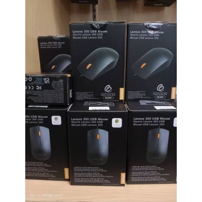 MOUSE LENOVO 300 BLACK