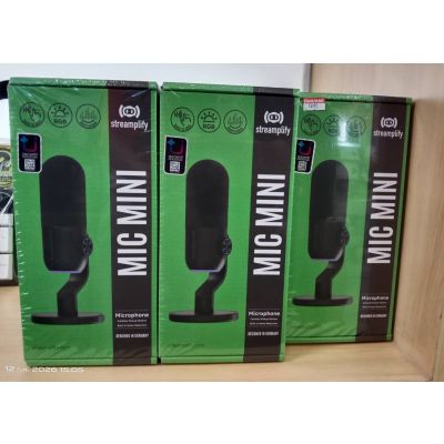 Microphone STREAMPLIFY (Mic Mini 48 RGB)Blak