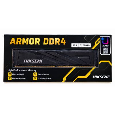 RAM DDR4(3200) 8GB HIKSEMI ARMOR BLACK  