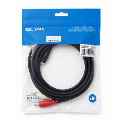Cable Sound PC TO SPK M/M 1:2 (3M) GLINK GOLD GLDC001