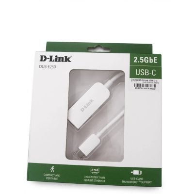 DLink USB-C to 2.5G Ethernet AdapterDUB E250  