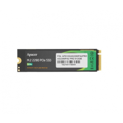 512 GB SSD M.2 PCIe APACER AS2280P4U PRO (AP512GAS2280P4UPRO-1) NVMe