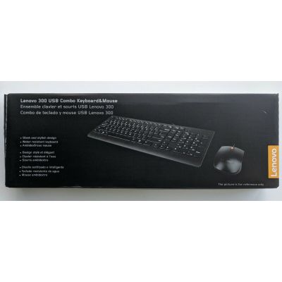 Combo Lenovo 300 USB  Keyboard and Mouse (BK) 