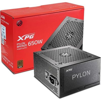 POWER SUPPLY XPG PYLON - 650W 80 PLUS BRONZE