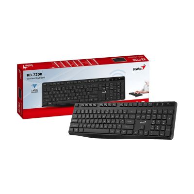 Keyboard GENIUS WIRELESS KB7200 (USB) BLACK     