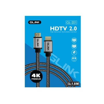 Cable HDMI 4K (V.2.0) M/M (1.8M) GLINK GL201   
