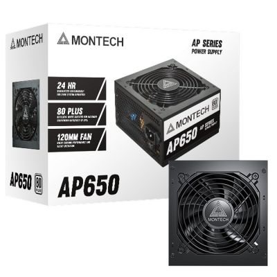 POWER SUPPLY (80+ WHITE) 650W MONTECH AP650