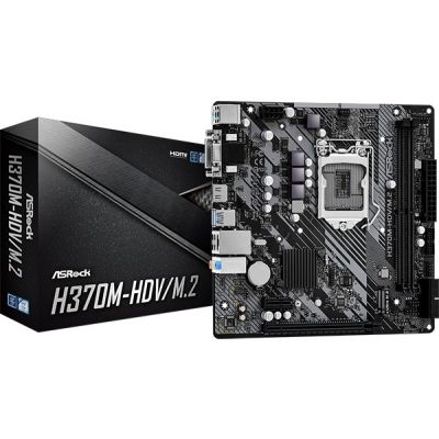 MAINBOARD (1151V2) ASROCK H370M-HDV/M.2 DDR4   