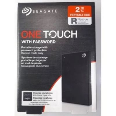 2 TB EXT HDD 2.5'' SEAGATE ONE TOUCH WITH PASSWORD BLACK (STKY2000400)