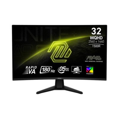 MONITOR 31.5" MSI MAG 32CQ6F (VA, HDMI, DP) CURVED 2K 180Hz