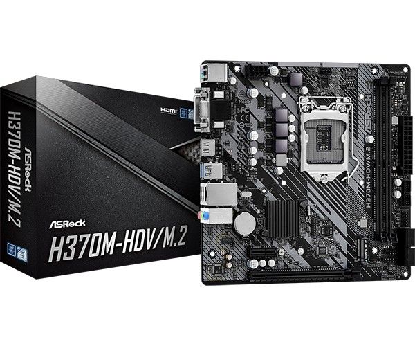 MAINBOARD (1151V2) ASROCK H370M-HDV/M.2 DDR4   