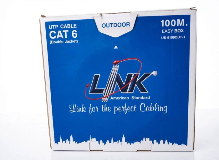 CAT6 UTP Cable (100m/Box) LINK (US-9106OUT-1