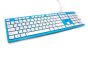 USB KEYBOARD OKER KB-518 BLUE    